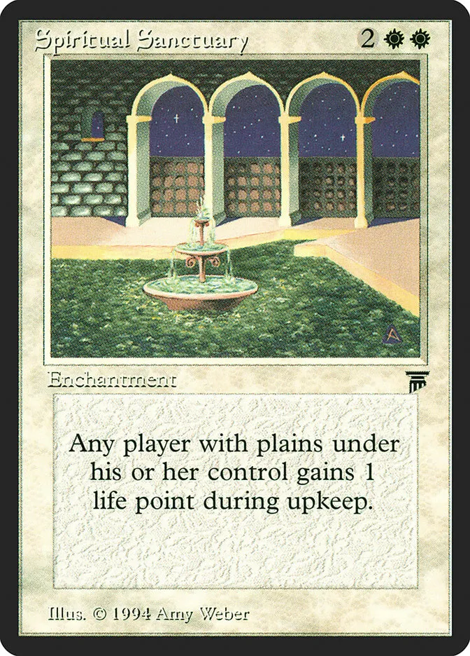 1994 Legends Spiritual Sanctuary rare #38 unlisted card image