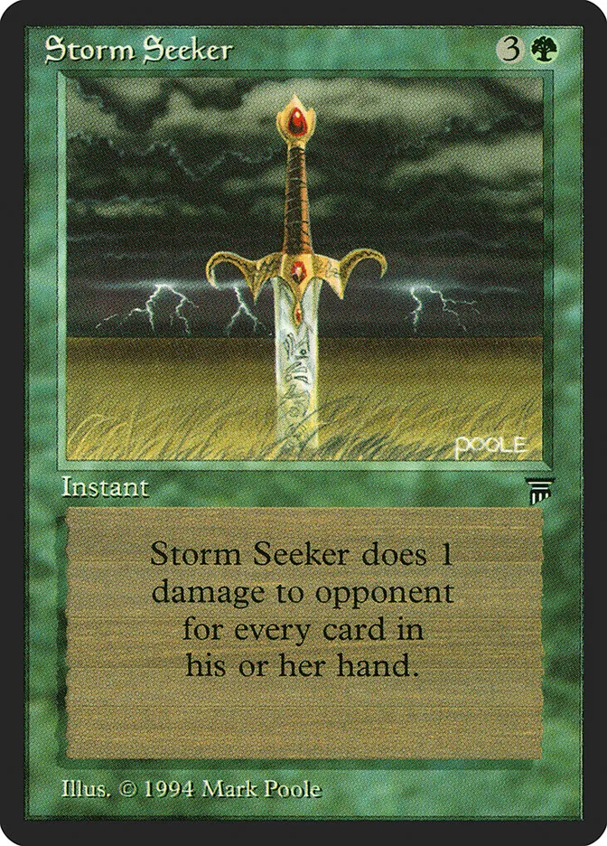 1994 Legends Storm Seeker uncommon #205 unlisted card image