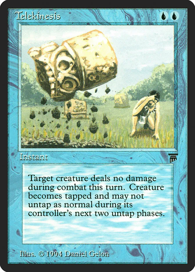 1994 Legends Telekinesis rare #79 unlisted card image