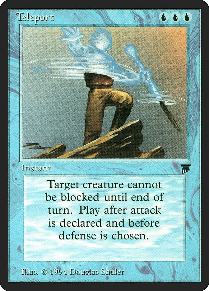 1994 Legends Teleport rare #80 unlisted card image