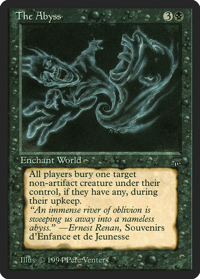 1994 Legends The Abyss rare #120 unlisted card image