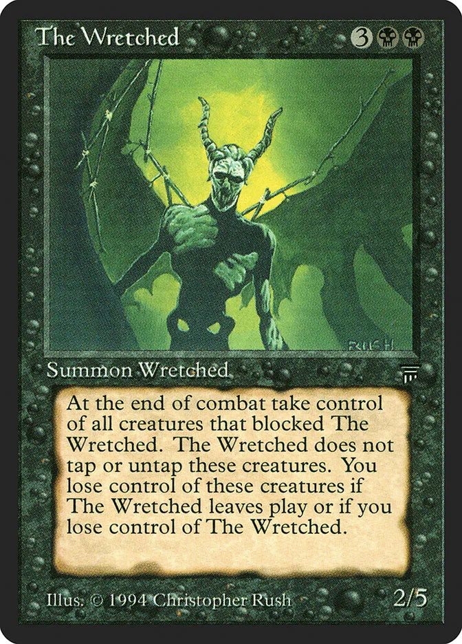 1994 Legends The Wretched rare #121 unlisted card image