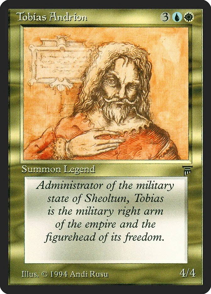 1994 Legends Tobias Andrion uncommon #264 unlisted card image