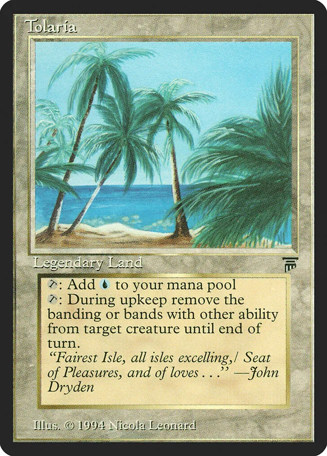 1994 Legends Tolaria uncommon #308 unlisted card image