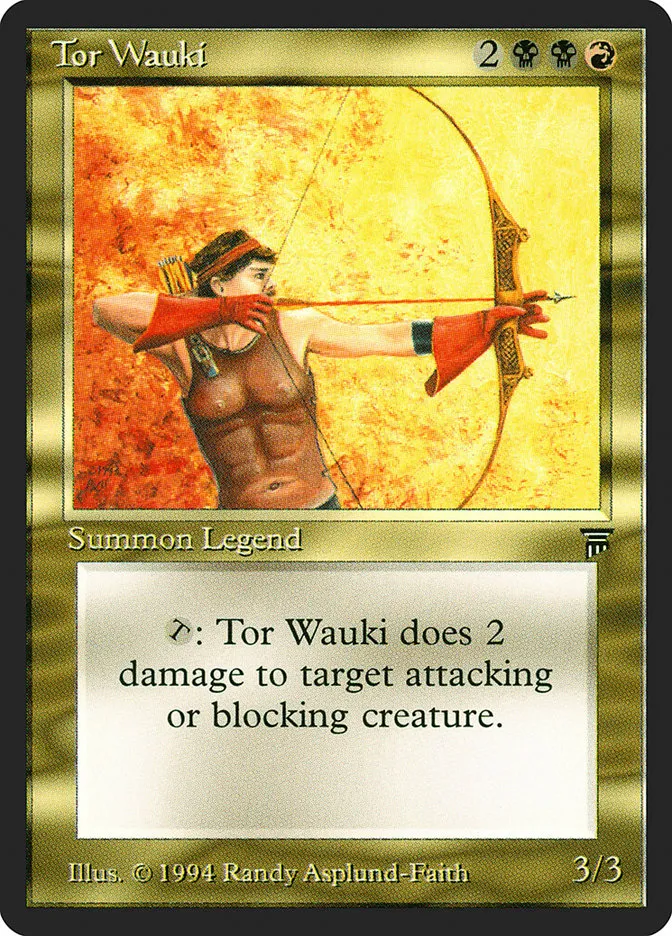 1994 Legends Tor Wauki uncommon #265 unlisted card image