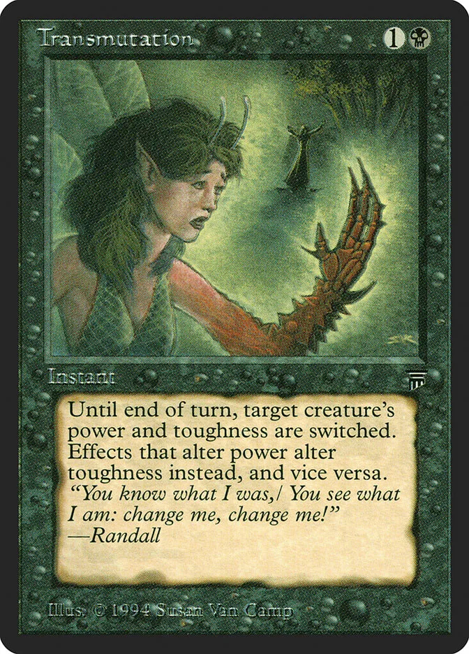 1994 Legends Transmutation common #123 unlisted card image