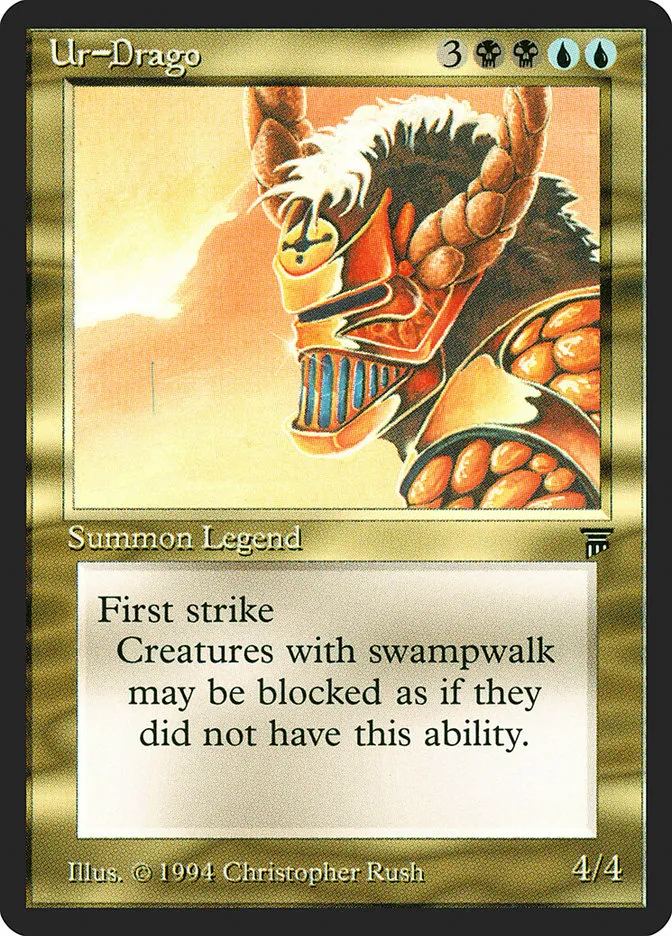 1994 Legends Ur-Drago rare #268 unlisted card image