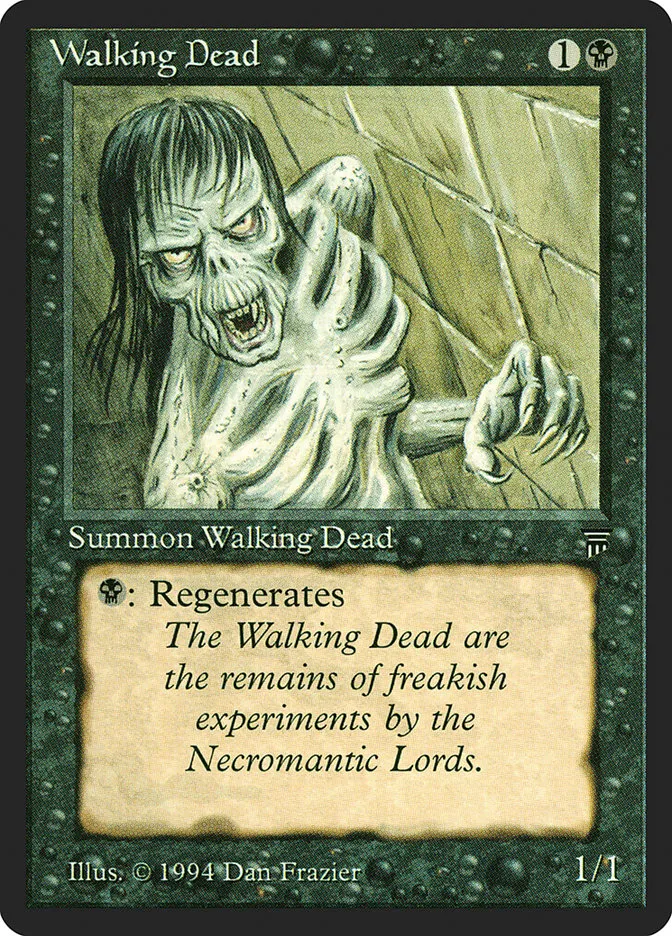 1994 Legends Walking Dead common #126 unlisted card image