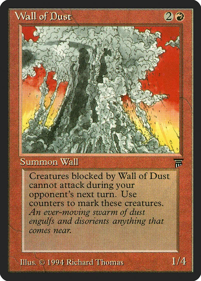 1994 Legends Wall of Dust uncommon #168 unlisted card image