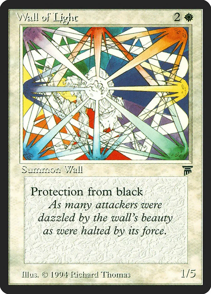 1994 Legends Wall of Light uncommon #43 unlisted card image