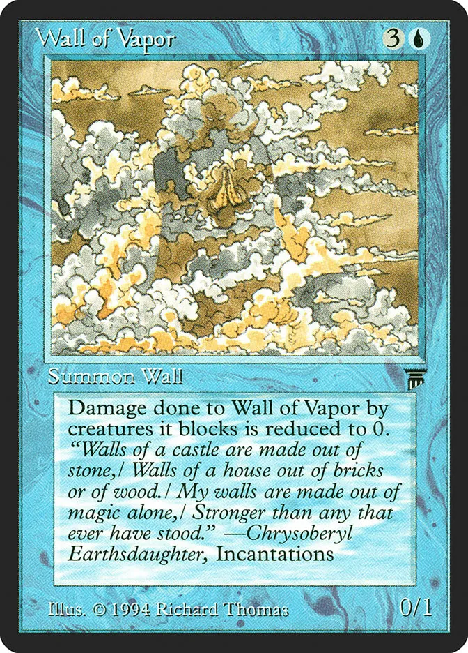 1994 Legends Wall of Vapor common #84 unlisted card image