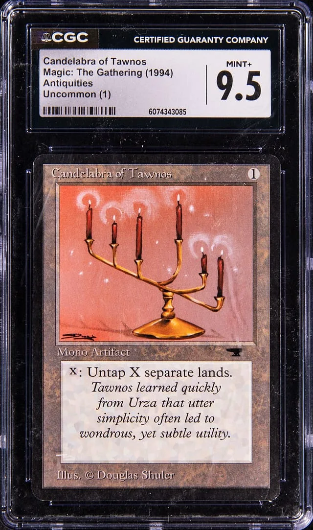 1994 Magic: The Gathering Antiquities Uncommon Candelabra of Tawnos #1 card image