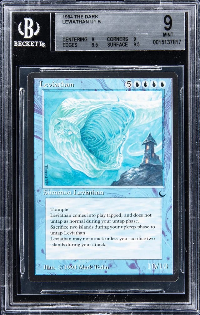 1994 Magic The Gathering The Dark Leviathan #259 card image