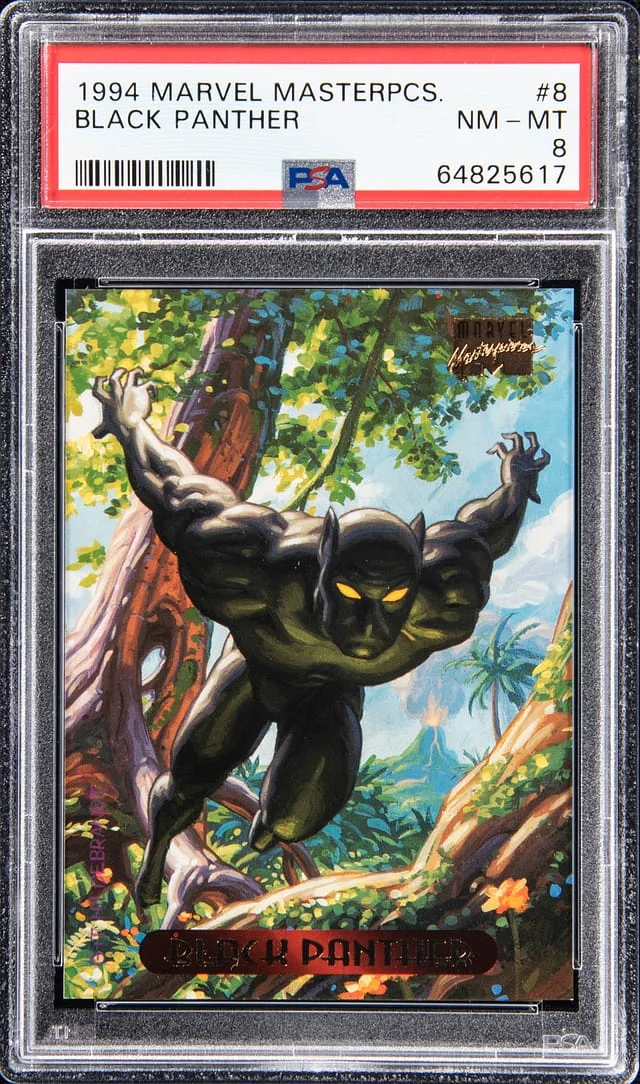 1994 Marvel Masterpieces Black Panther #8 card image