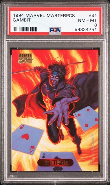 1994 Marvel Masterpieces Gambit #41 card image