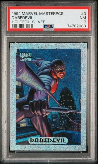 1994 Marvel Masterpieces Holofoil Silver Daredevil #3 card image