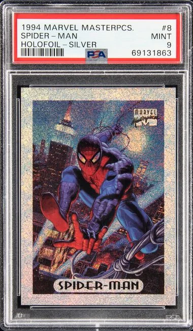 1994 Marvel Masterpieces Holofoil Spider-Man #8 card image