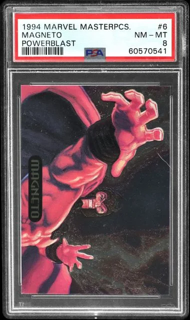 1994 Marvel Masterpieces Powerblast Magneto #6 card image
