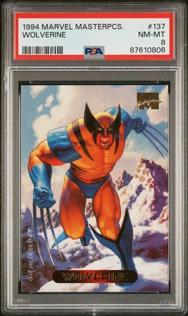 1994 Marvel Masterpieces Wolverine #137 card image