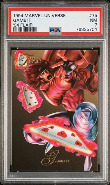 1994 Marvel Universe '94 Flair Gambit #75 card image