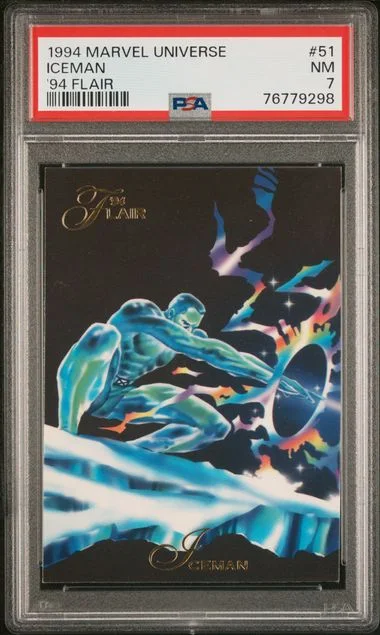 1994 Marvel Universe '94 Flair Iceman #51 card image
