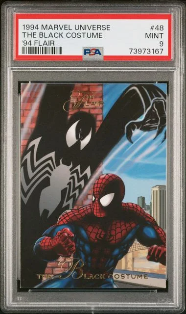 1994 Marvel Universe '94 Flair The Black Costume #48 card image