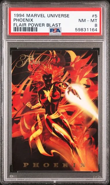 1994 Marvel Universe Flair Power Blast Phoenix #5 card image