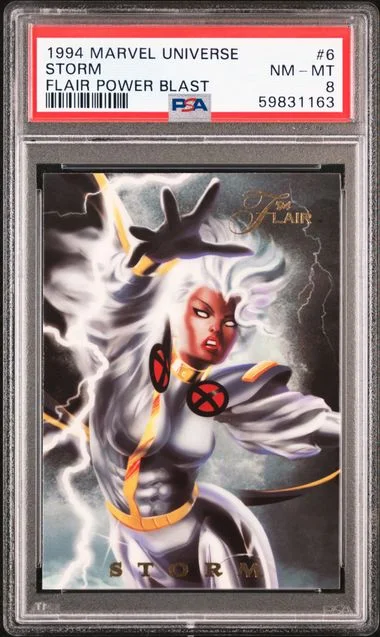 1994 Marvel Universe Flair Power Blast Storm #6 card image
