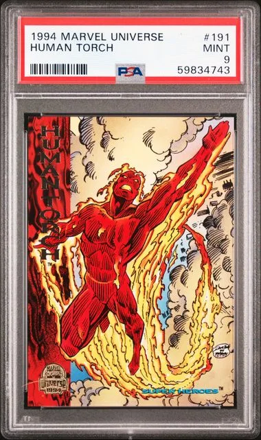 1994 Marvel Universe Human Torch #191 card image