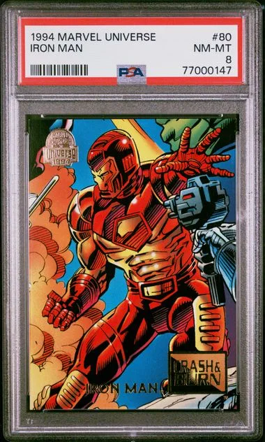 1994 Marvel Universe Iron Man #80 card image