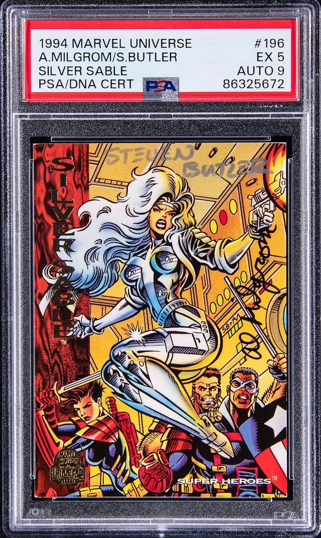 1994 Marvel Universe Silver Sable #196 card image
