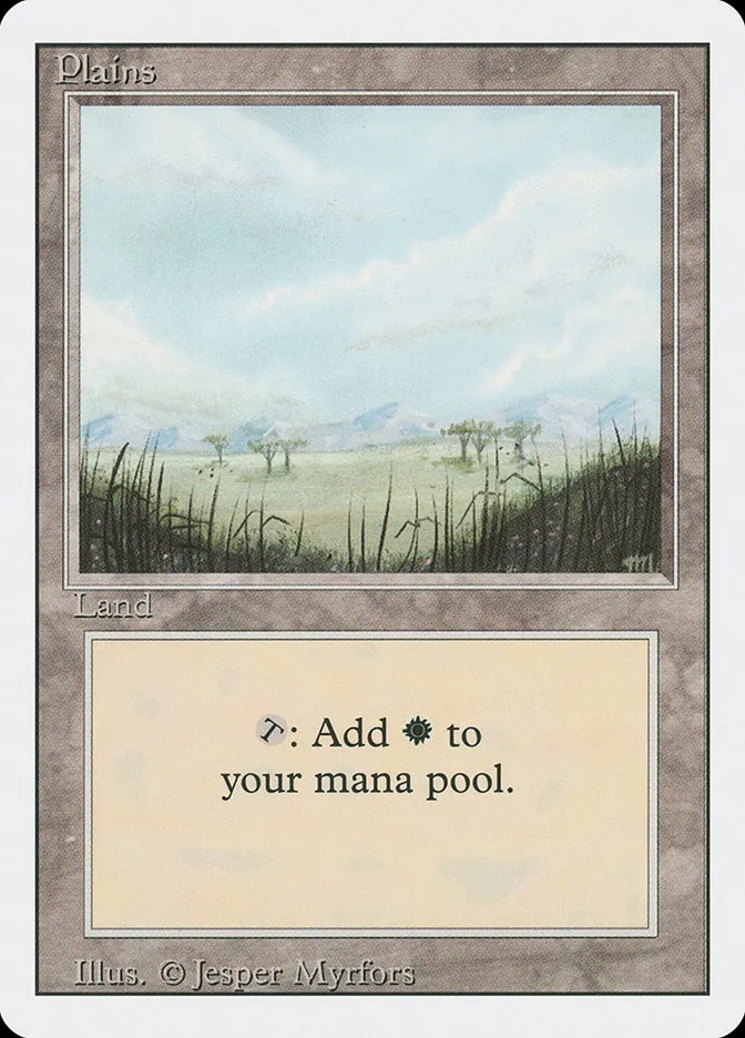 1994 Revised Edition Plains common #293 common card image