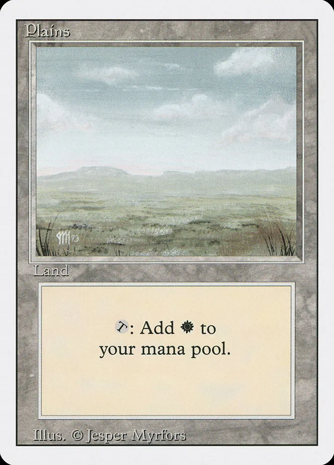 1994 Revised Edition Plains common #294 common card image
