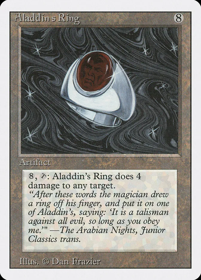 1994 Revised Edition Aladdin's Ring rare #232 rare card image