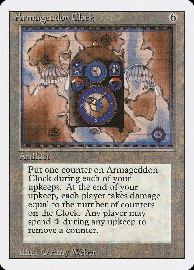 1994 Revised Edition Armageddon Clock rare #234 rare card image
