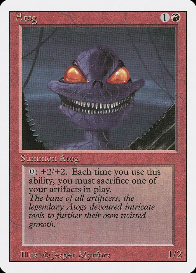 1994 Revised Edition Atog common #139 common card image