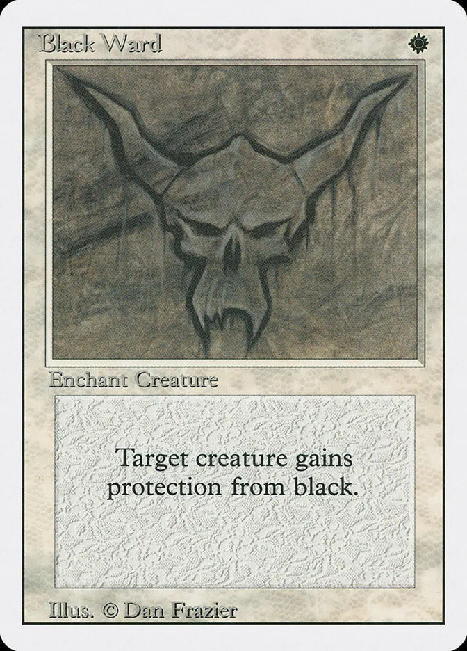 1994 Revised Edition Black Ward uncommon #5 uncommon card image