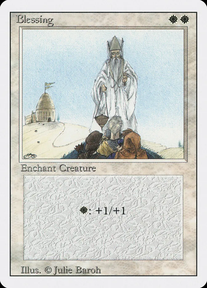 1994 Revised Edition Blessing rare #6 rare card image