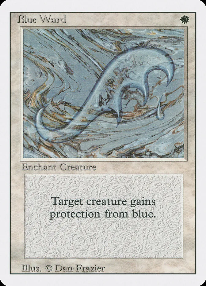 1994 Revised Edition Blue Ward uncommon #7 uncommon card image