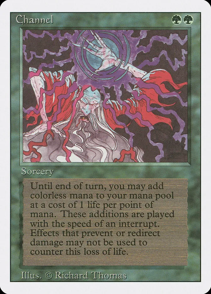 1994 Revised Edition Channel uncommon #188 uncommon card image