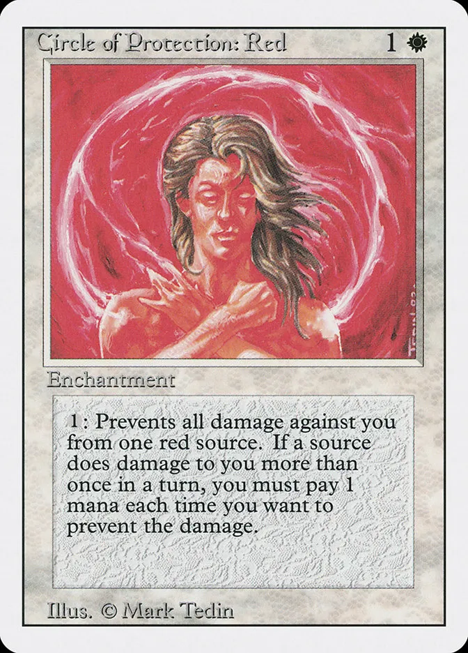 1994 Revised Edition Circle of Protection: Red common #12 common card image