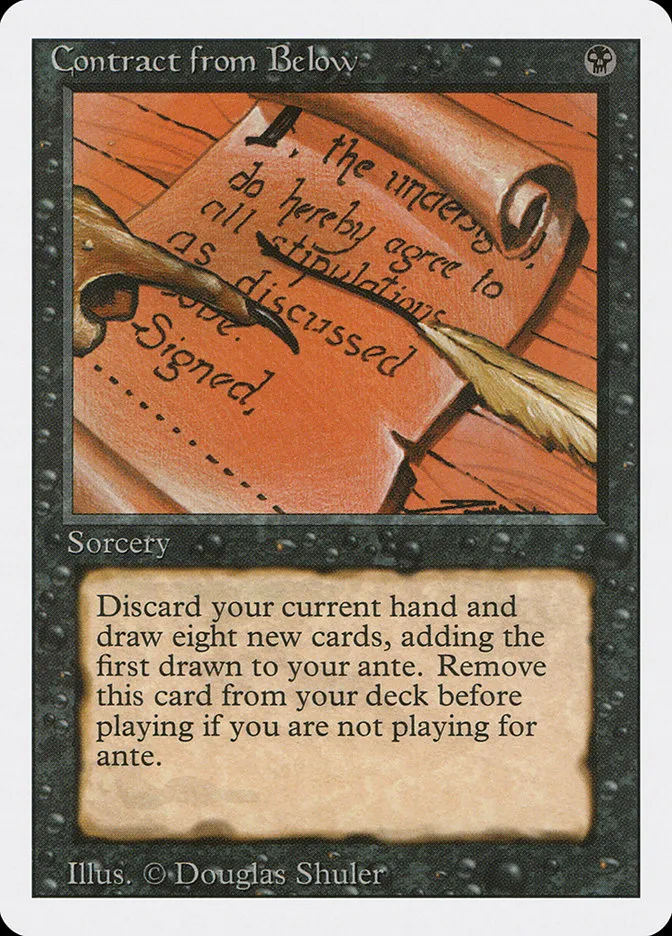 1994 Revised Edition Contract from Below rare #97 rare card image