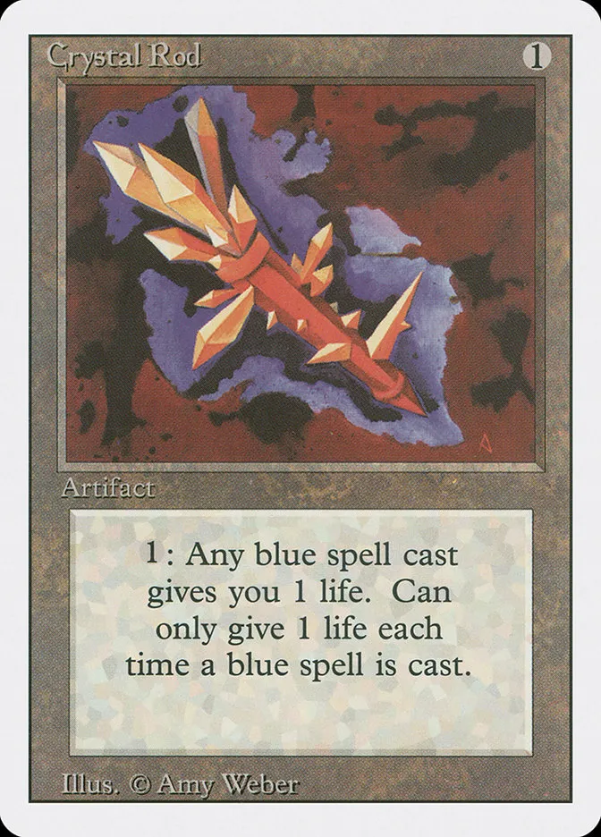 1994 Revised Edition Crystal Rod uncommon #242 uncommon card image