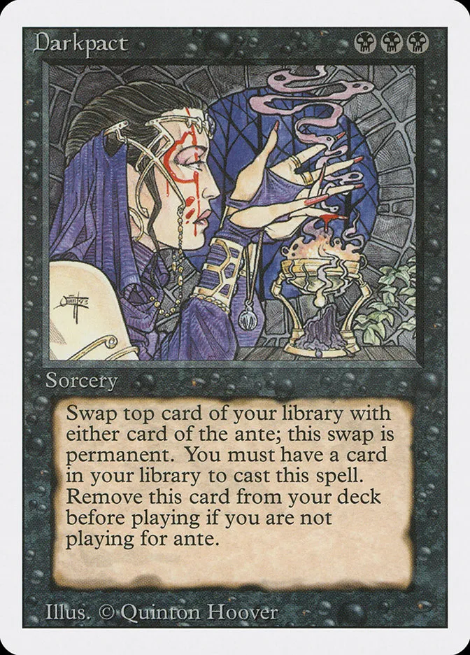 1994 Revised Edition Darkpact rare #100 rare card image