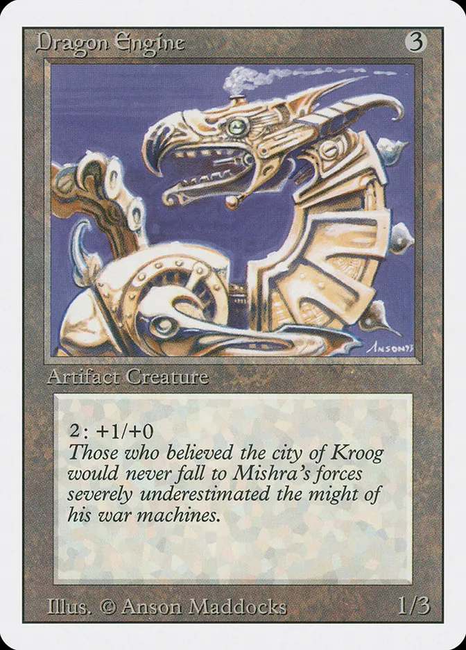 1994 Revised Edition Dragon Engine rare #246 rare card image