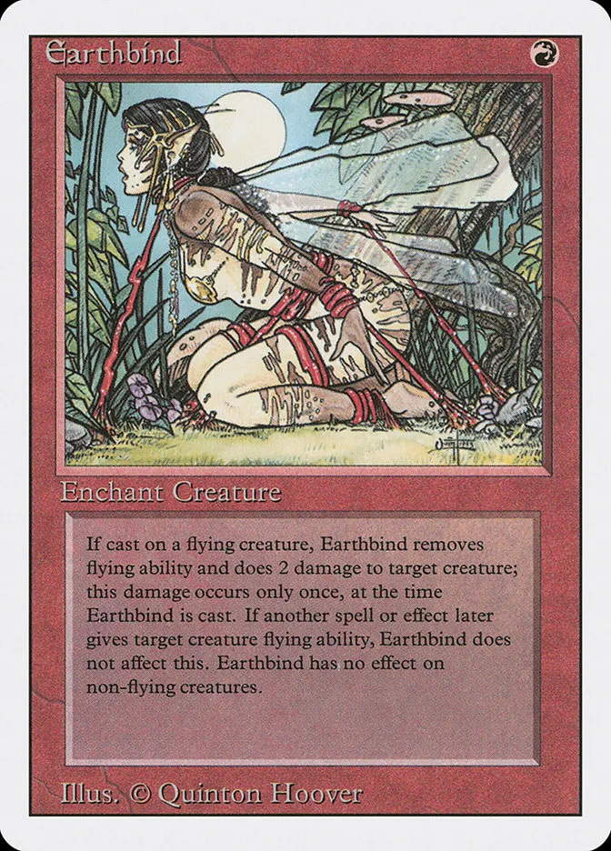 1994 Revised Edition Earthbind common #147 common card image