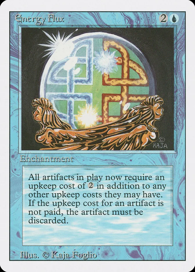 1994 Revised Edition Energy Flux uncommon #57 uncommon card image