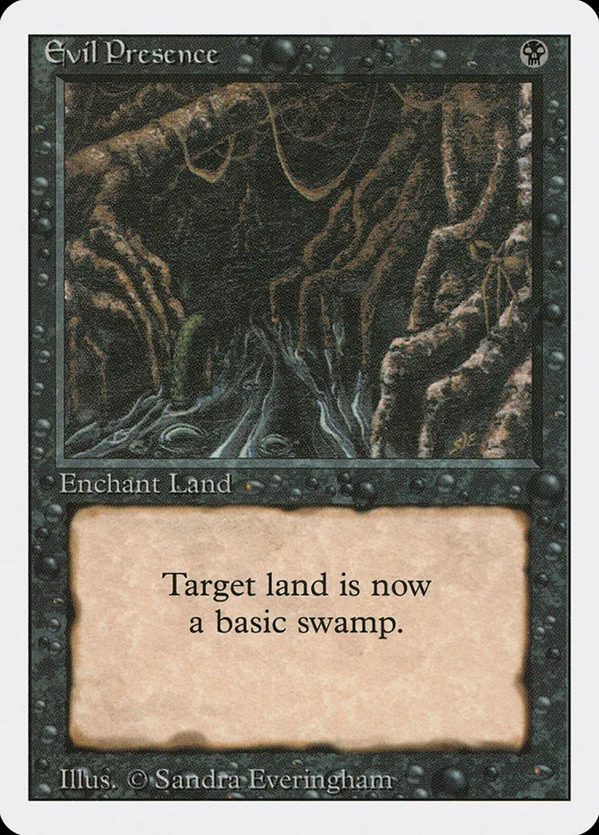 1994 Revised Edition Evil Presence uncommon #110 uncommon card image