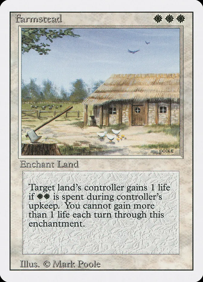 1994 Revised Edition Farmstead rare #19 rare card image