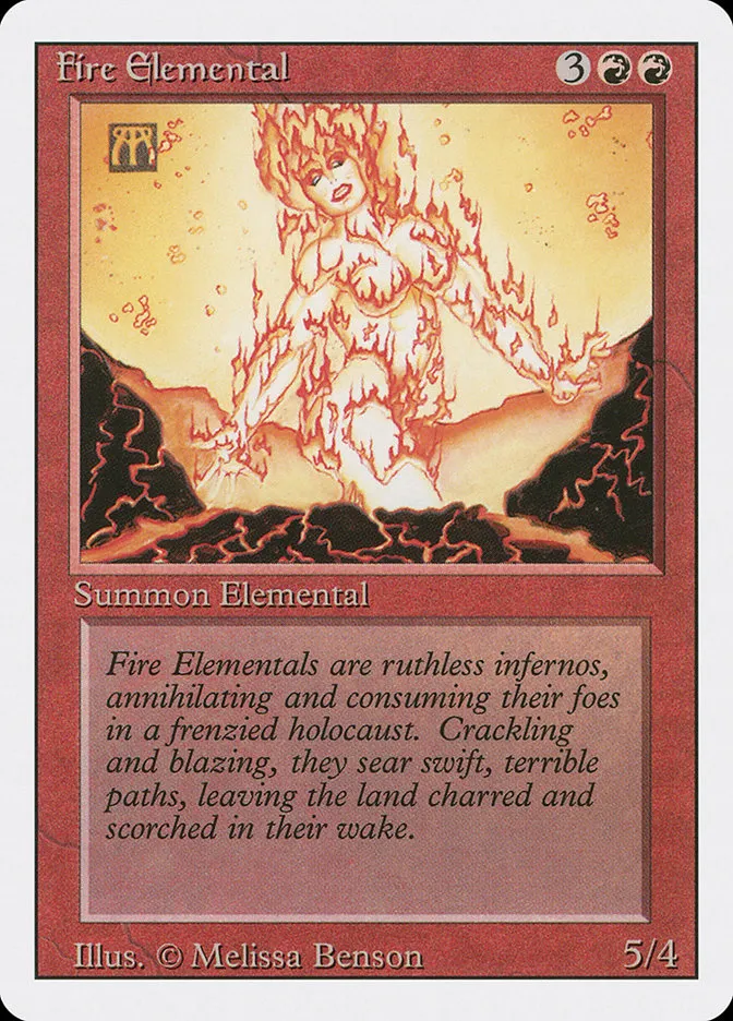 1994 Revised Edition Fire Elemental uncommon #149 uncommon card image